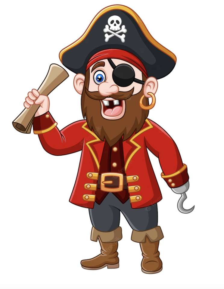 Czarnobrody pirat puzzle online