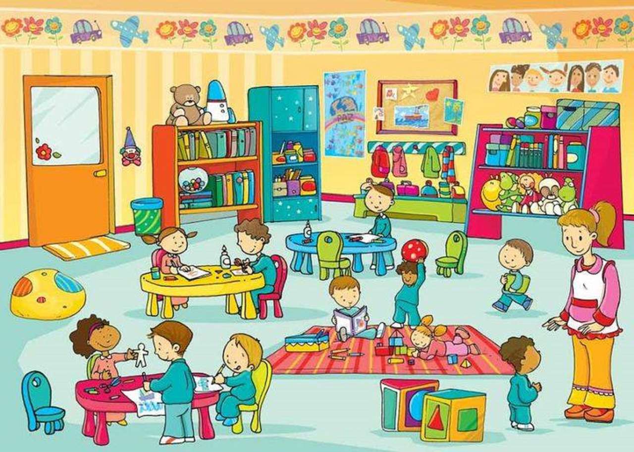Zajęcia w przedszkolu puzzle online