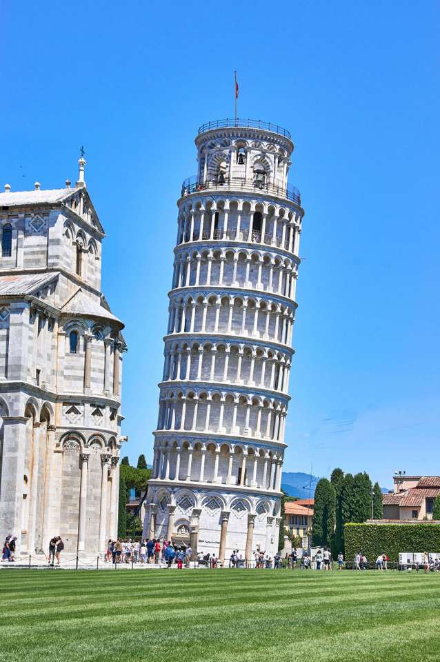 Krzywa wieża w Pizie- wolnostojąca dzwonnica puzzle online