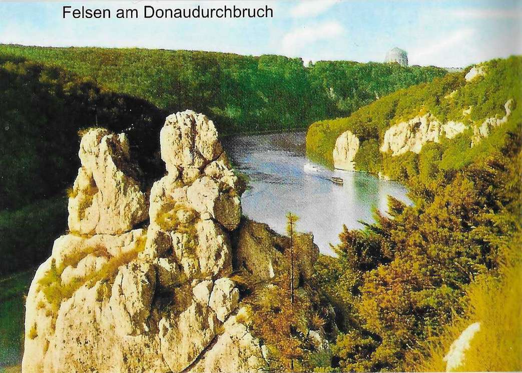 Skały wąwozu Dunaju puzzle online