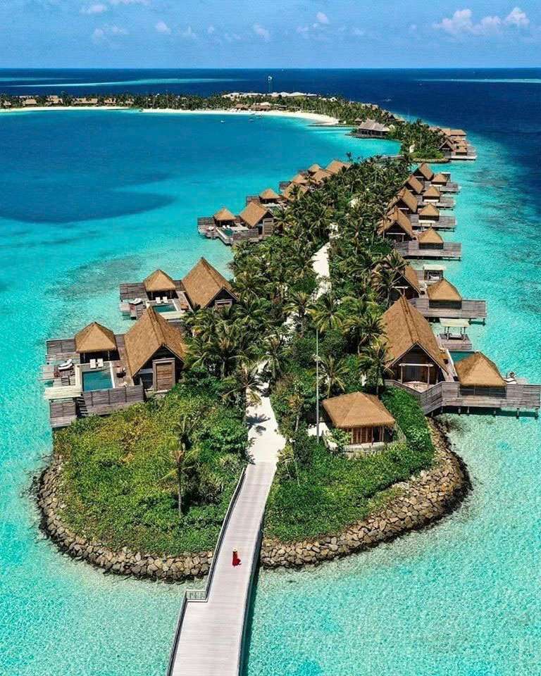 wyspa na Malediwach puzzle online
