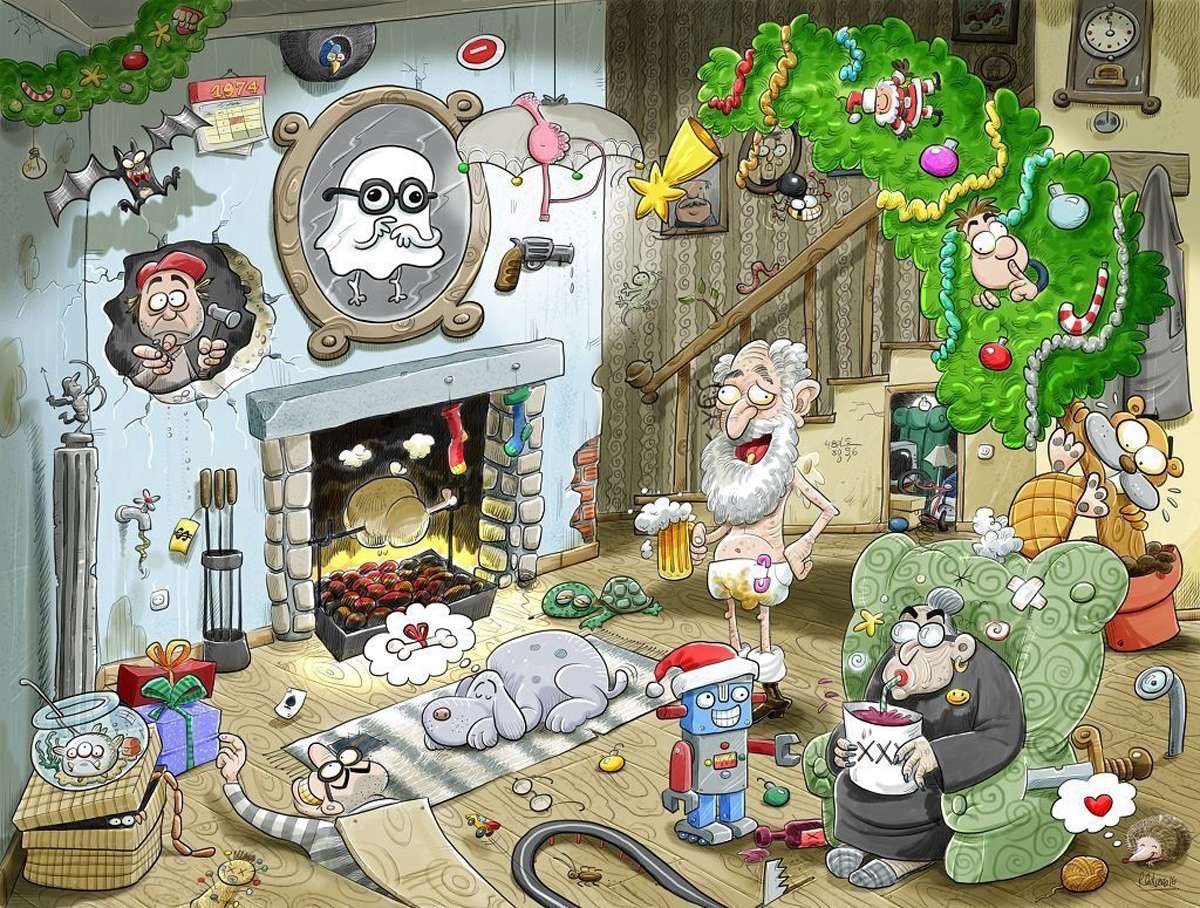 Christmas at Chaos House puzzle online