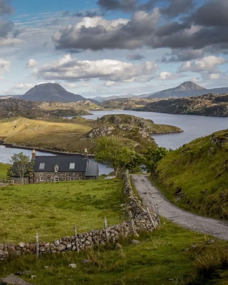 krajobraz ze szkocji puzzle online
