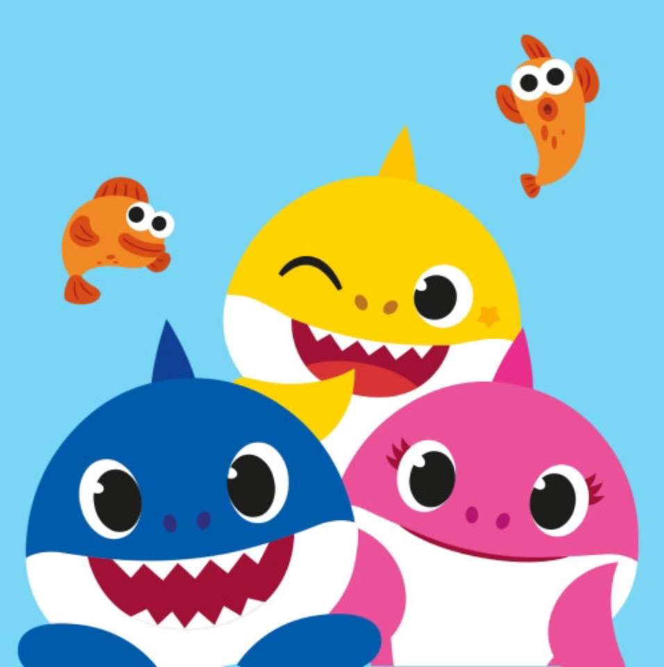 Rekin baby i przyjaciele puzzle online