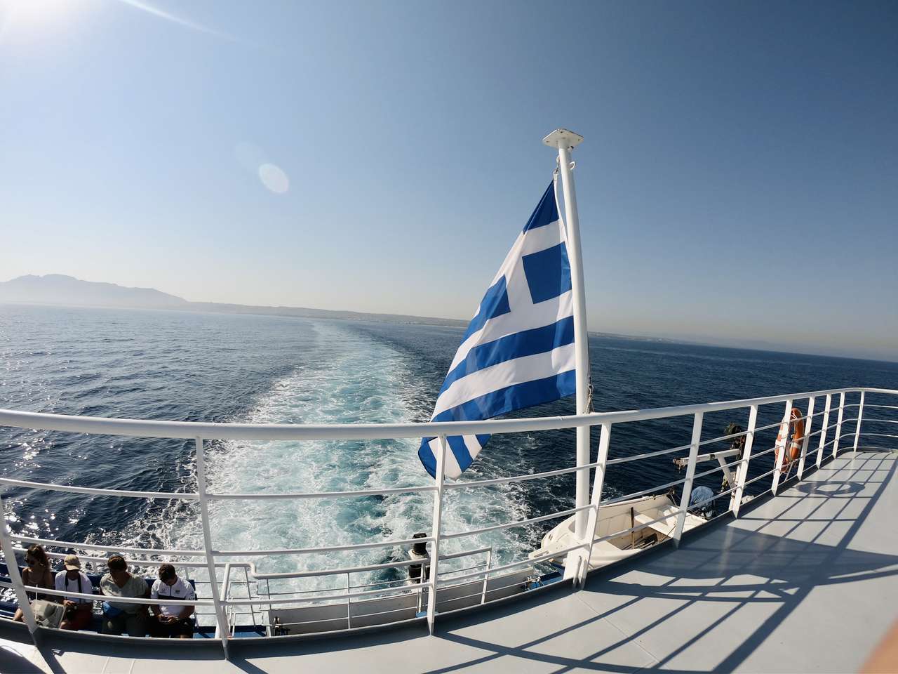 Rejs promem z wyspy Kos na wyspę Kalymnos- Greece puzzle online