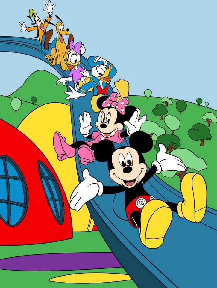 Myszka Miki i przyjaciele puzzle online