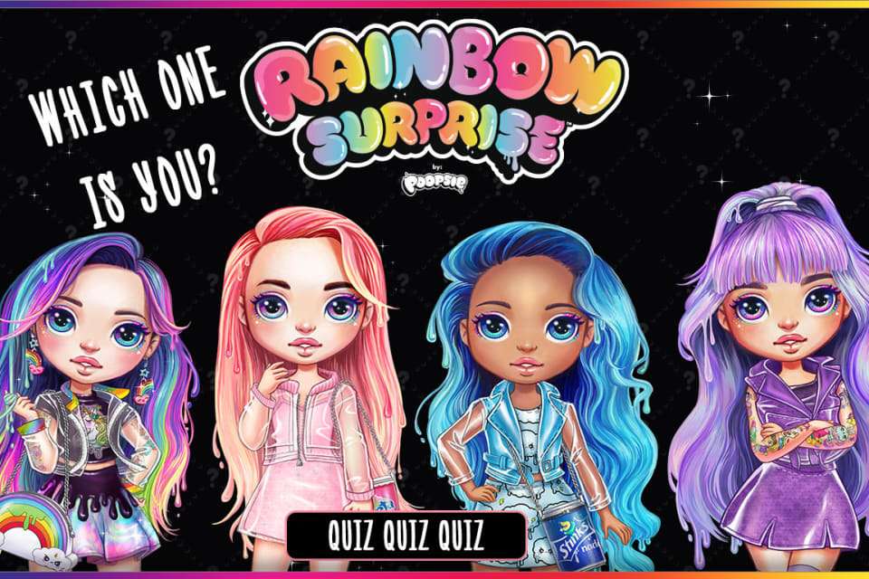 Lalki Rainbow Surprise puzzle online