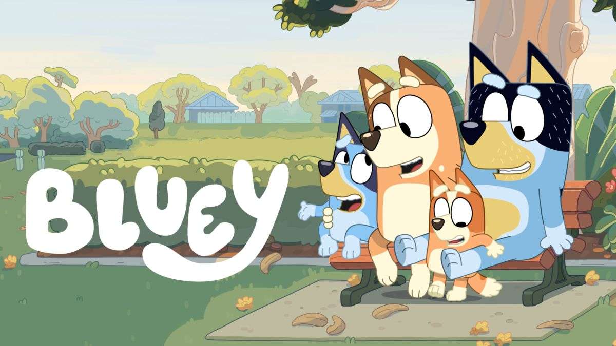 Bluey i rodzina puzzle online