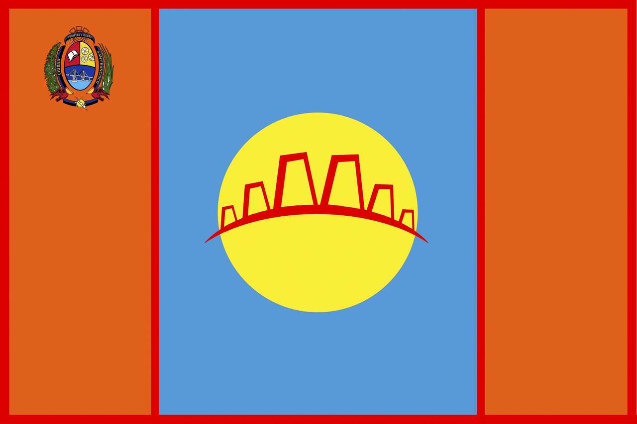 Flaga gminy San Francisco puzzle online