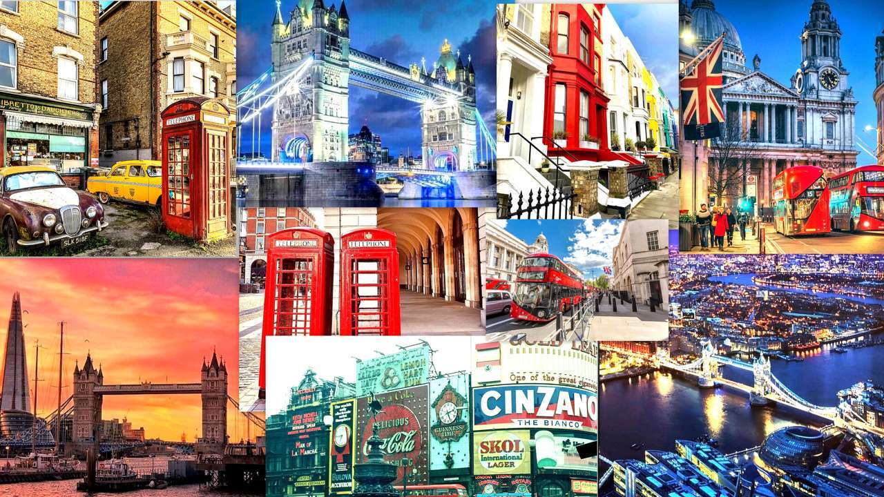 LONDYN--COLLAGE ZE ZDJEC puzzle online