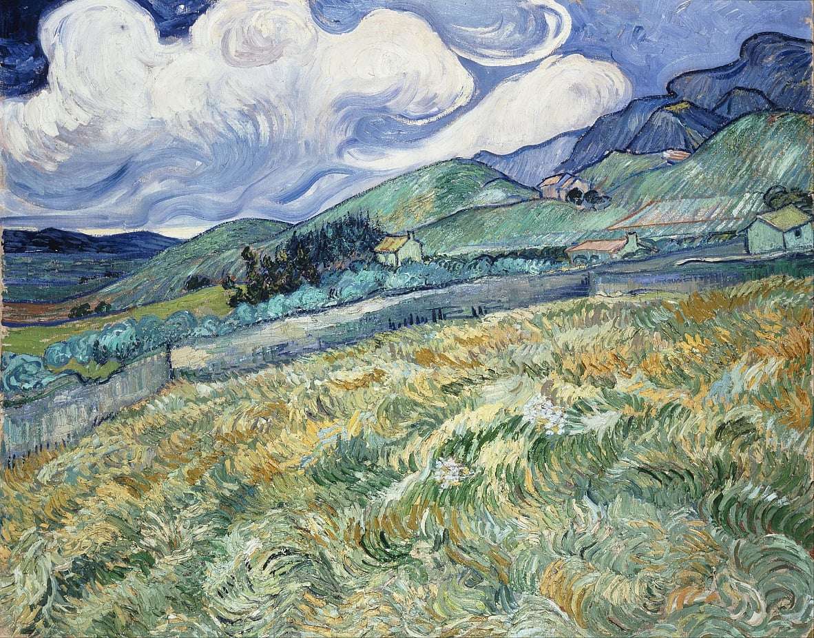 Krajobraz Saint-Rémy (V van Gogh) puzzle online