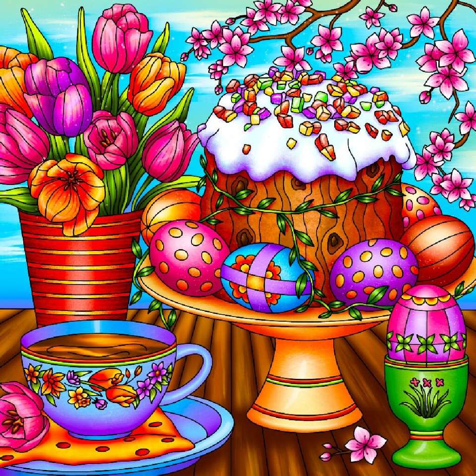 Wielkanocne smakołyki puzzle online