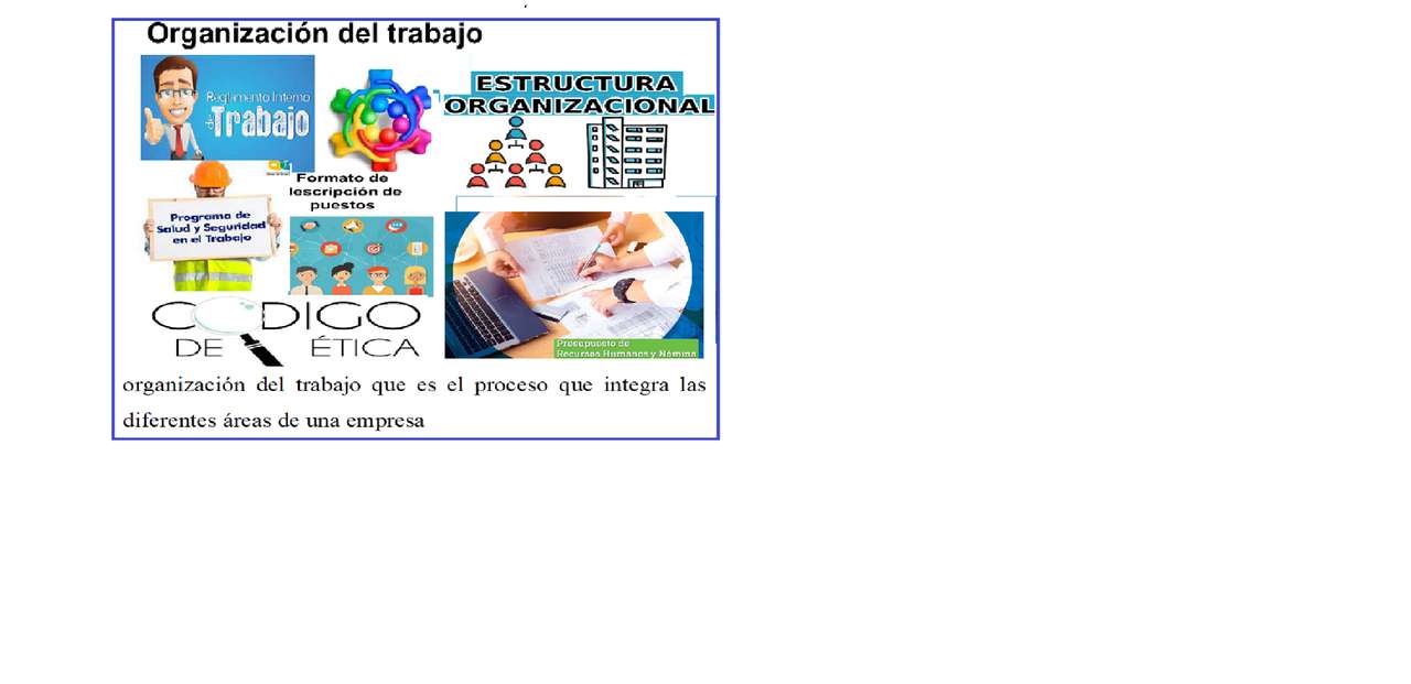 ORGANIZACJA PRACY puzzle online