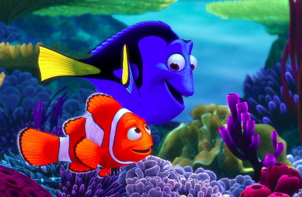 Nemo w pięknym ogrodzie oceanu:) puzzle online