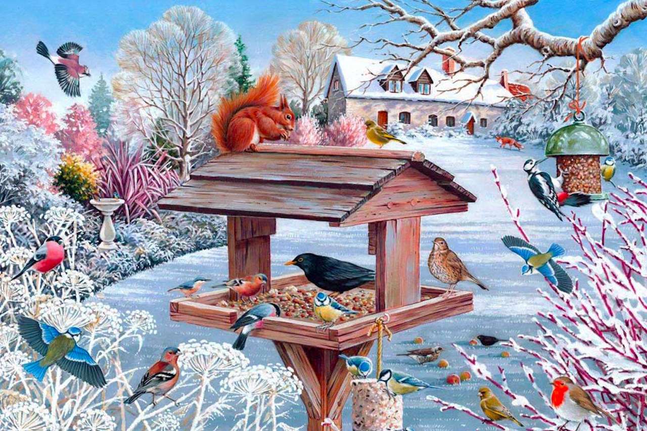 Karmik-restauracja ptaszków puzzle online