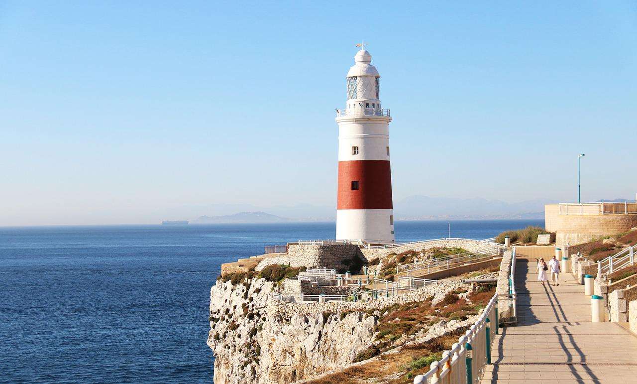Latarnia morska na Gibraltarze puzzle online