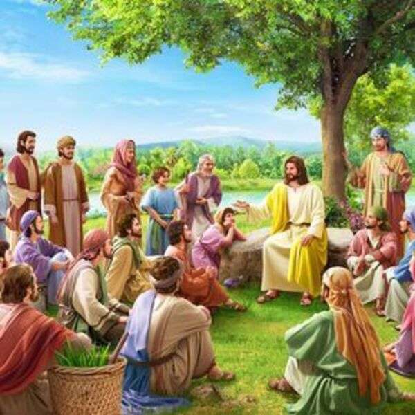 Jezus i jego dwunastu apostołów puzzle online