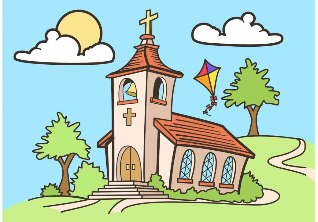 kościół dziecięcy puzzle online