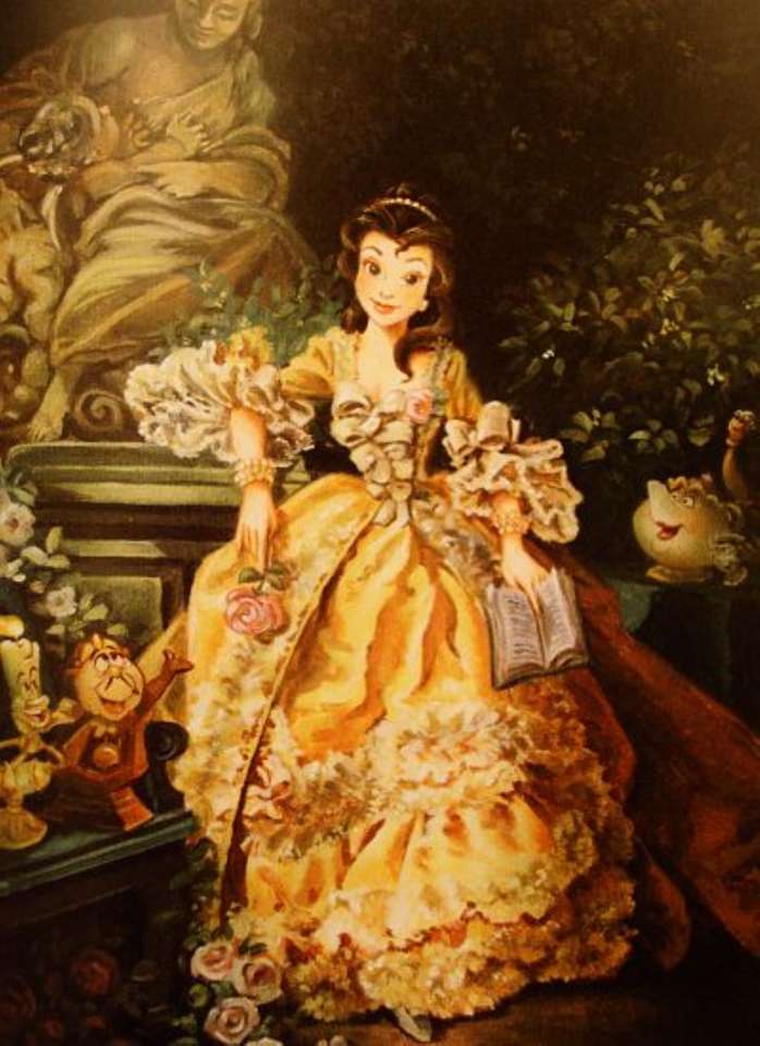portret Belle i jej przyjaciółek puzzle online