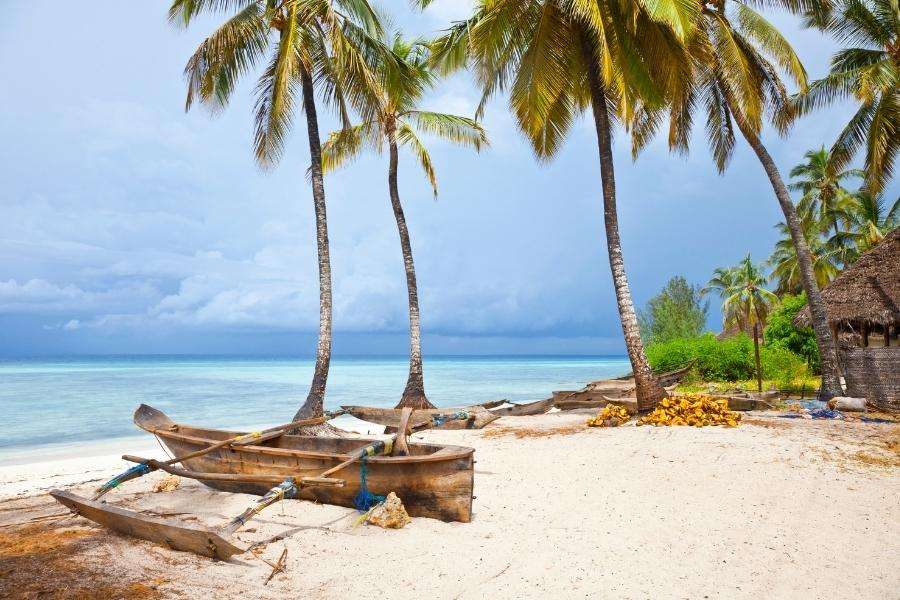 Plaża na Zanzibarze puzzle online