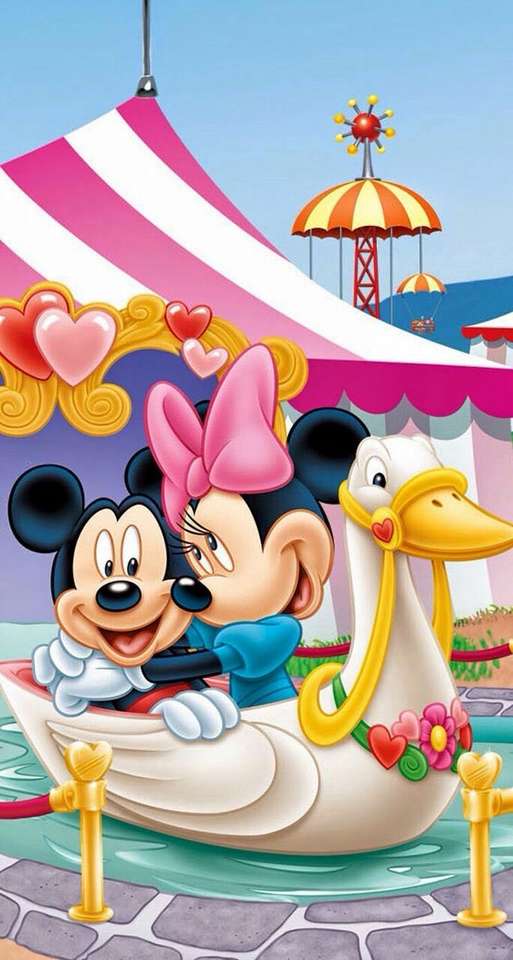 Niedziela Disney Myszka Miki i Minnie Shinobi Mun puzzle online