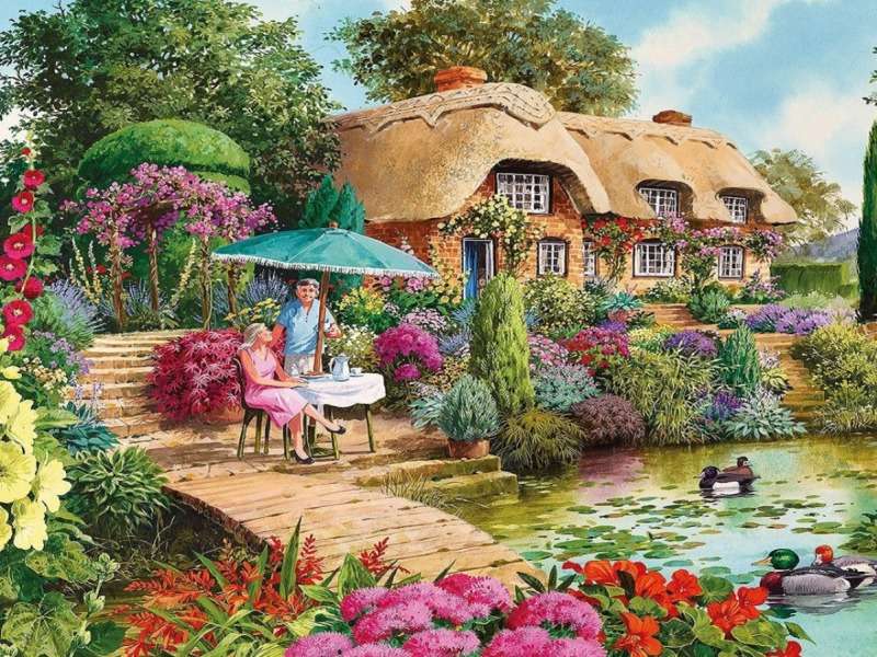 Piękno ogrodu zachwyca puzzle online