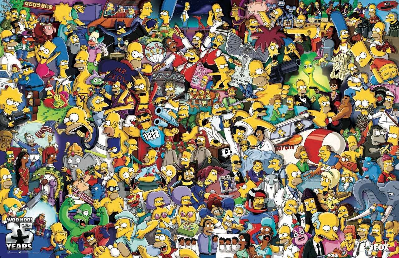 Simpsonowie puzzle online