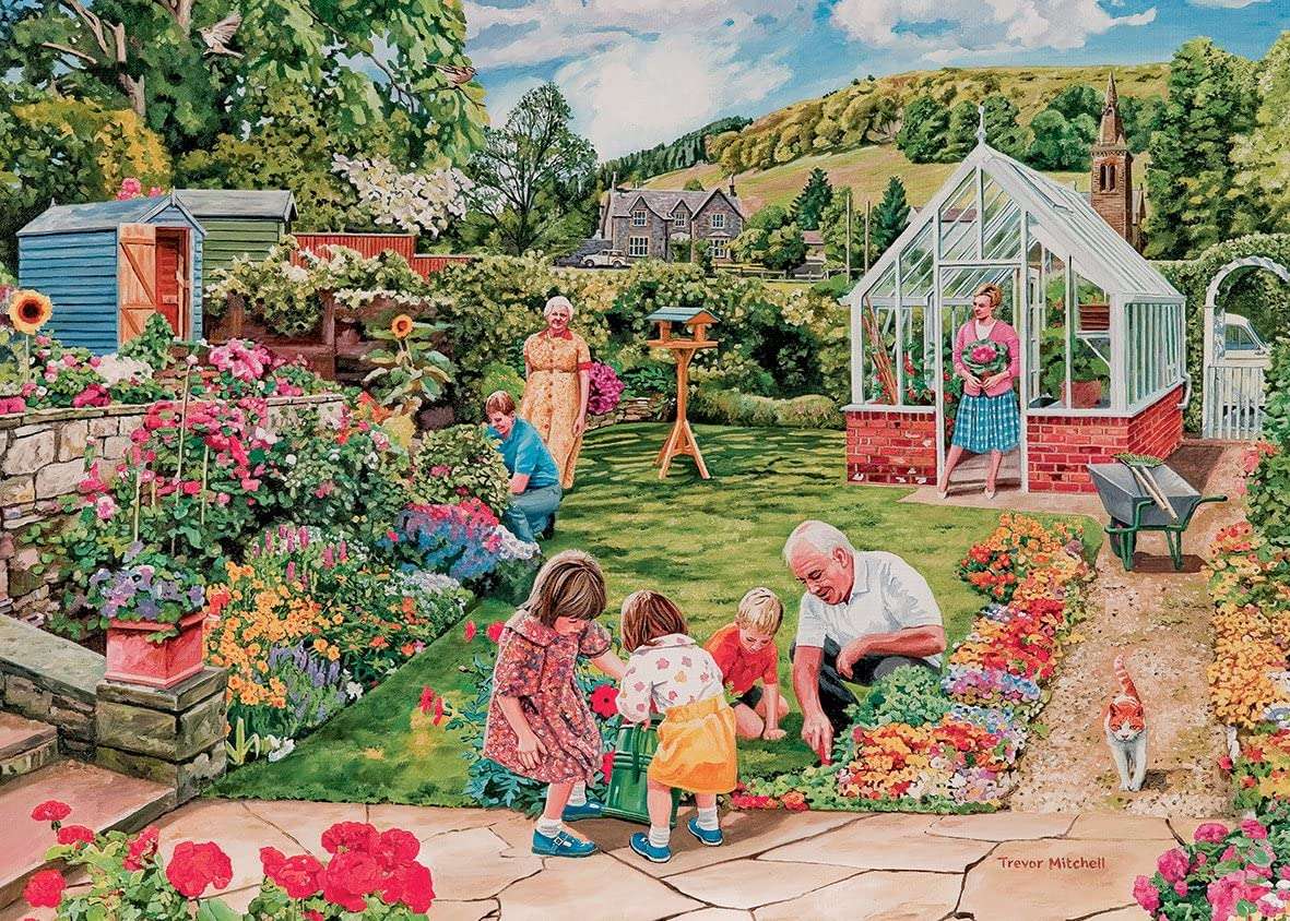 W ogrodzie dziadka puzzle online