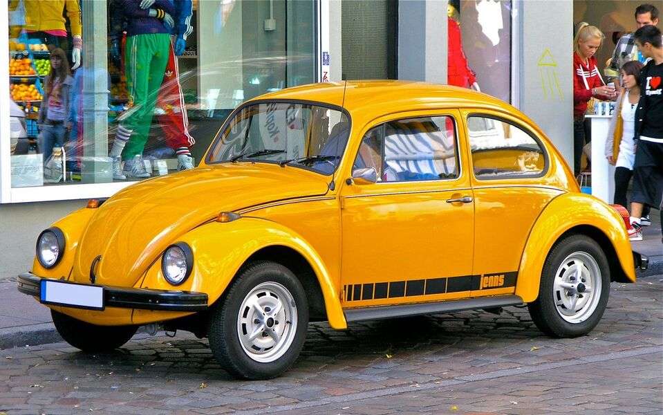 Samochód Volkswagen Beetle Rok 1973 #1 puzzle online