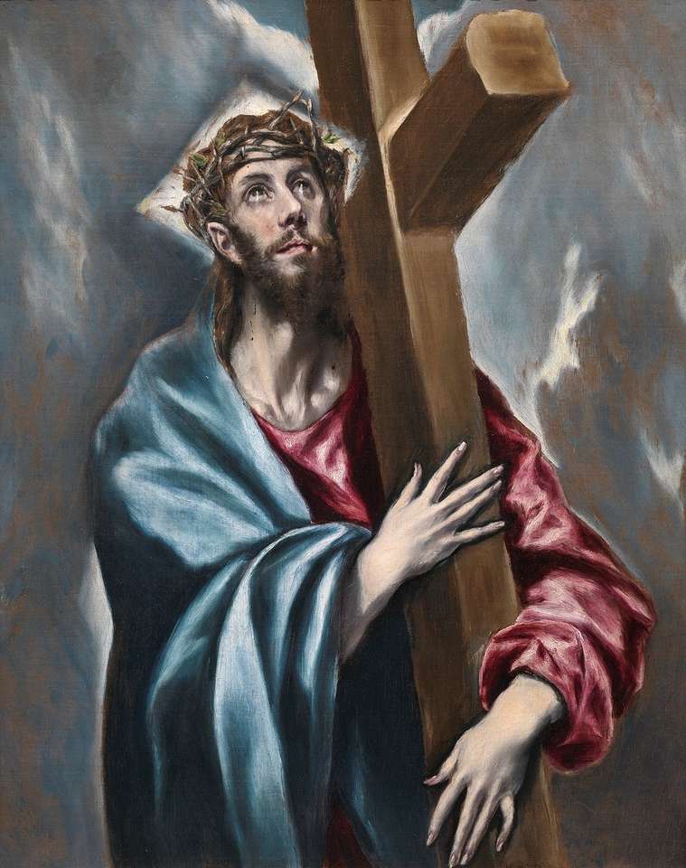 Chrystus z krzyżem puzzle online