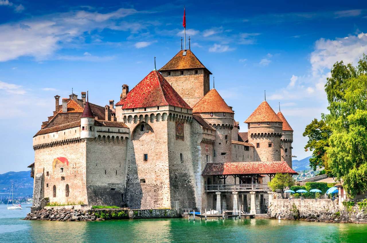 Zamek w Szwajcarii puzzle online