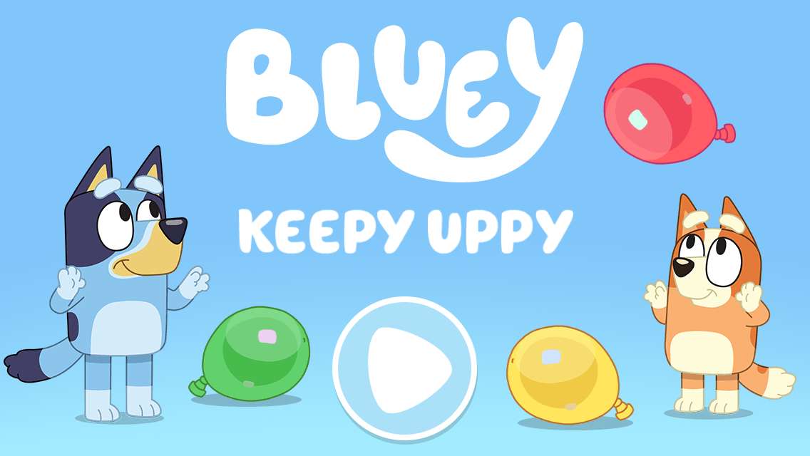 Bluey Keepy Uppy puzzle online