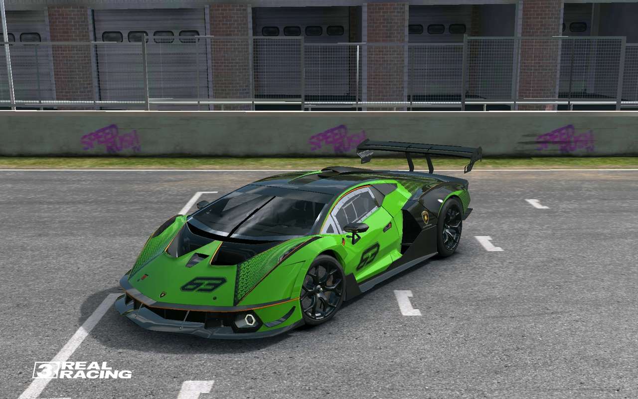 Prawdziwe wyścigi 3 Lamborghini essenza SCV12 puzzle online