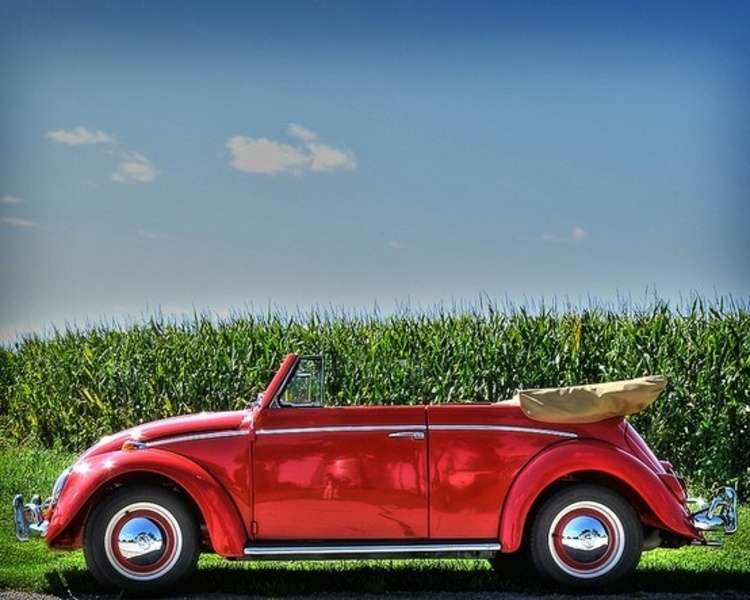 Samochód Volkswagen Beetle Rok 1963 #4 puzzle online
