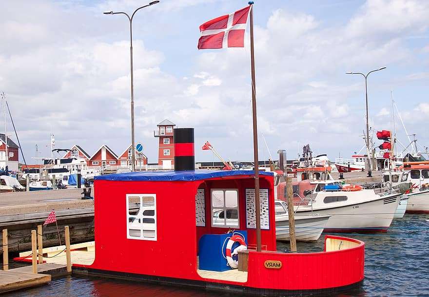 Zatoka w Danii- najmniejsze państwo nordyckie puzzle online