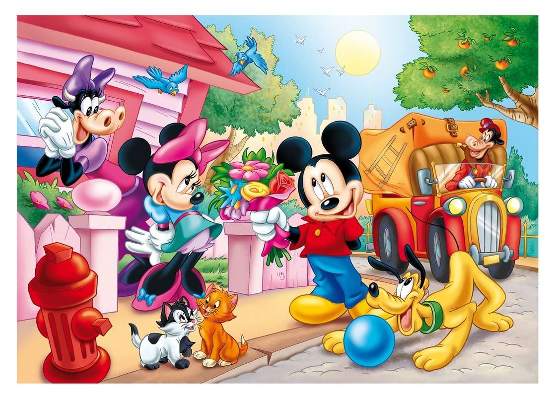 Myszka Miki i Pluto puzzle online