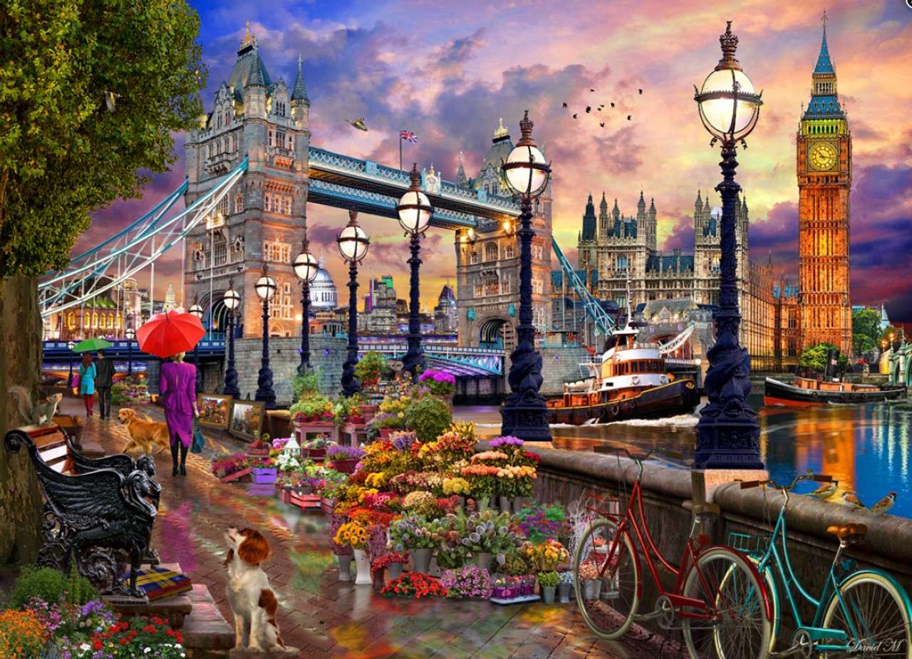 Londyn: spacerem wzdłuż Tamizy puzzle online