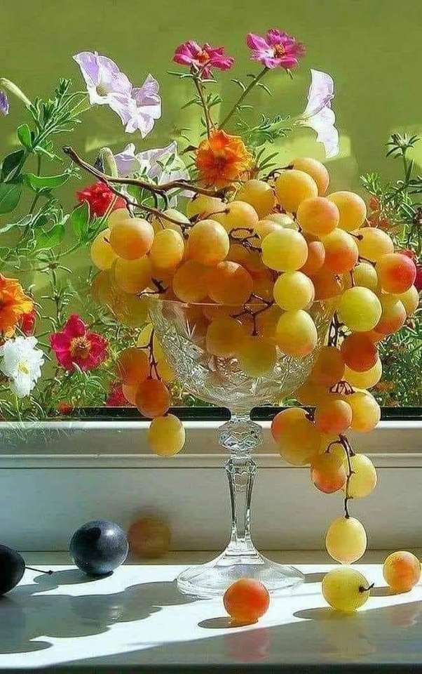 bursztynowe winogrona puzzle online