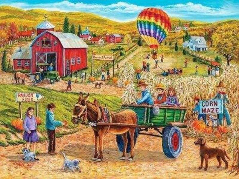 festiwal farmy puzzle online