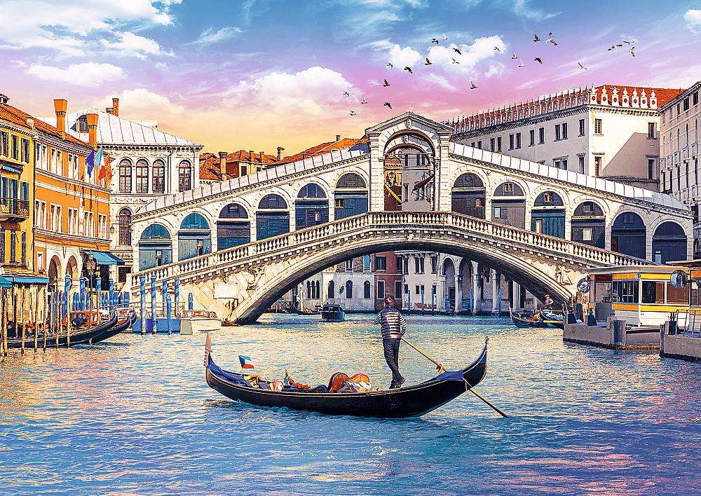 Most Rialto- najstarszy most w Wenecji puzzle online