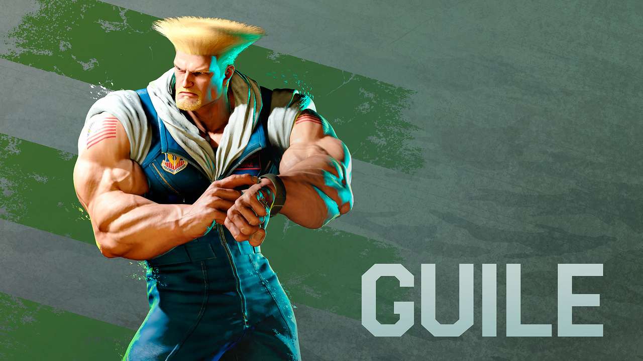 Super street fighter Guile puzzle online