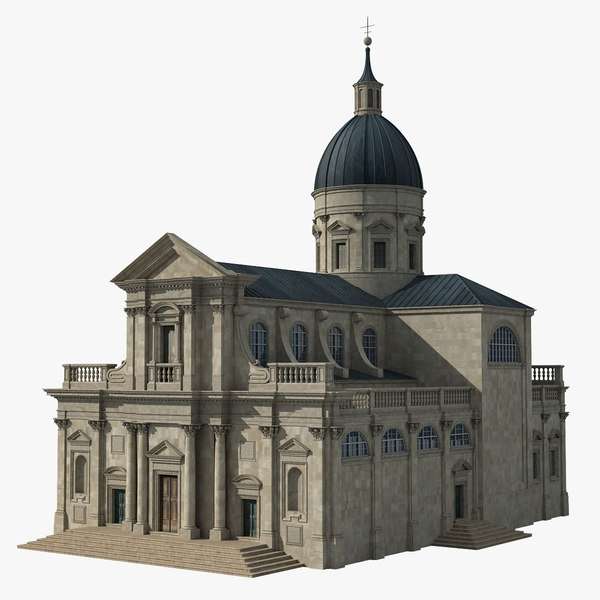 barokowy kościół puzzle online