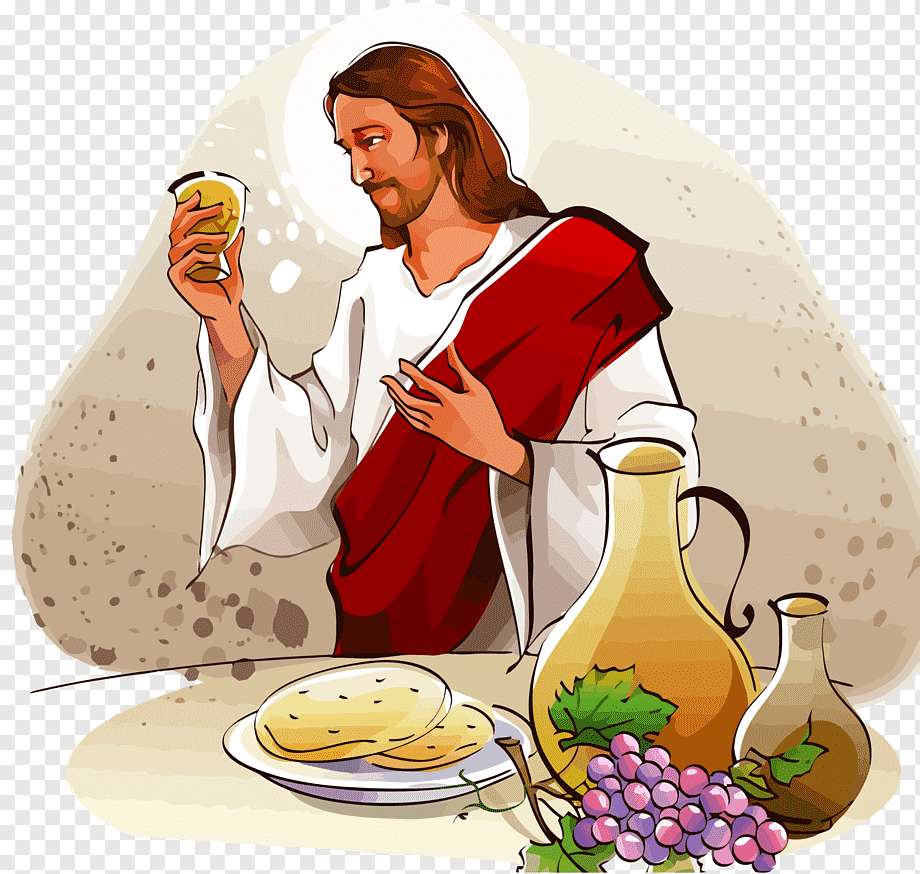 jedzenie Jezusa puzzle online