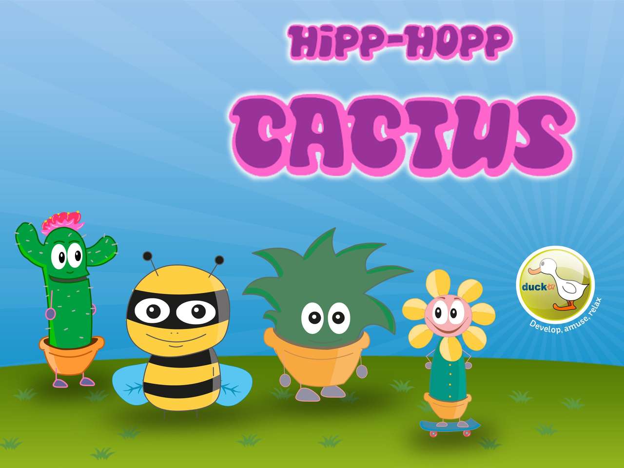 HIPP-HOPP CACTUS KACZKA TV PUZZLE puzzle online