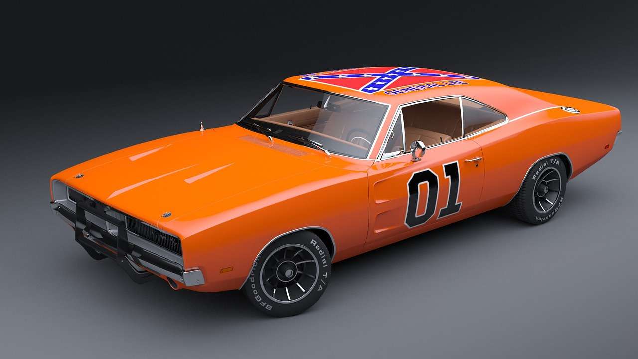 Generał Lee Muscle Car puzzle online