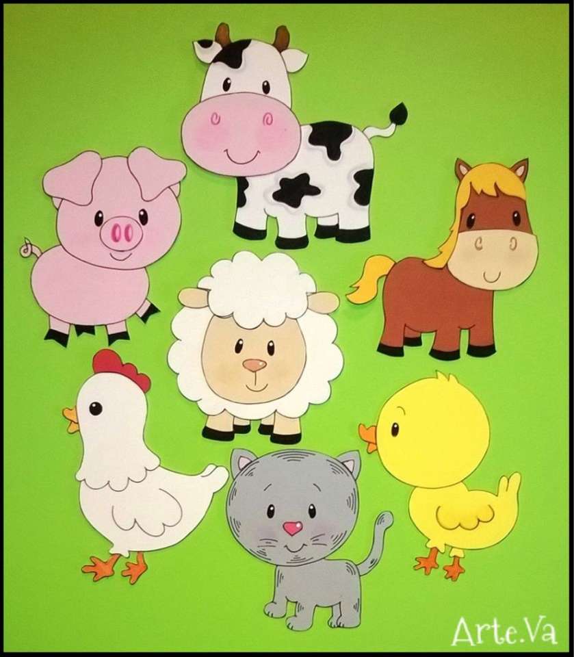 Zwierzęta hodowlane puzzle online