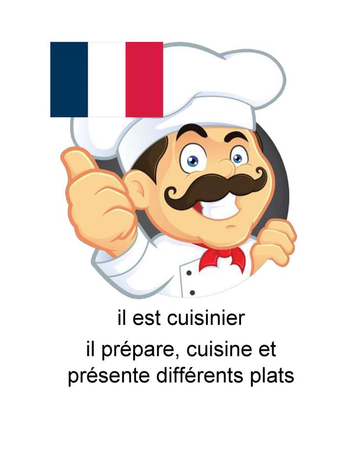 francuski szef kuchni puzzle online