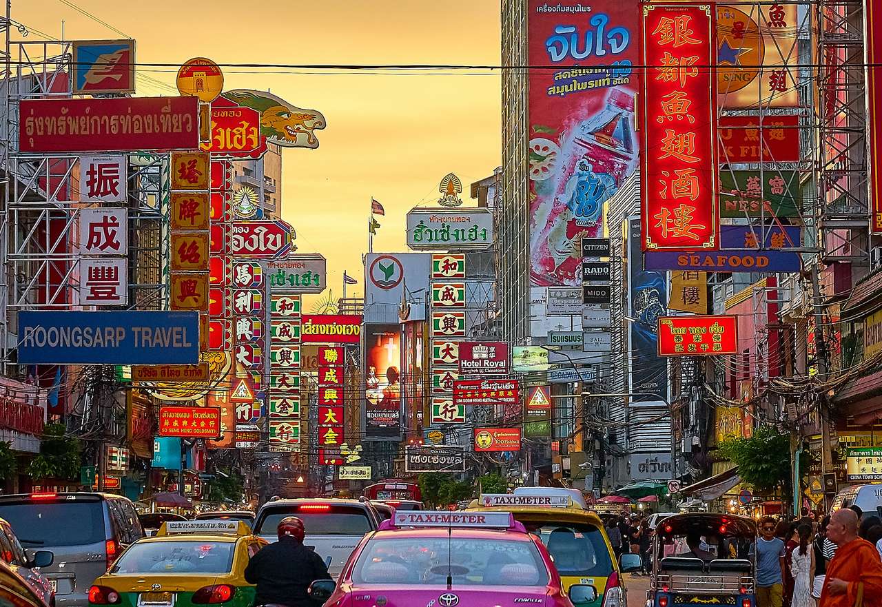 Chinatown, Bangkok, Tajlandia puzzle online