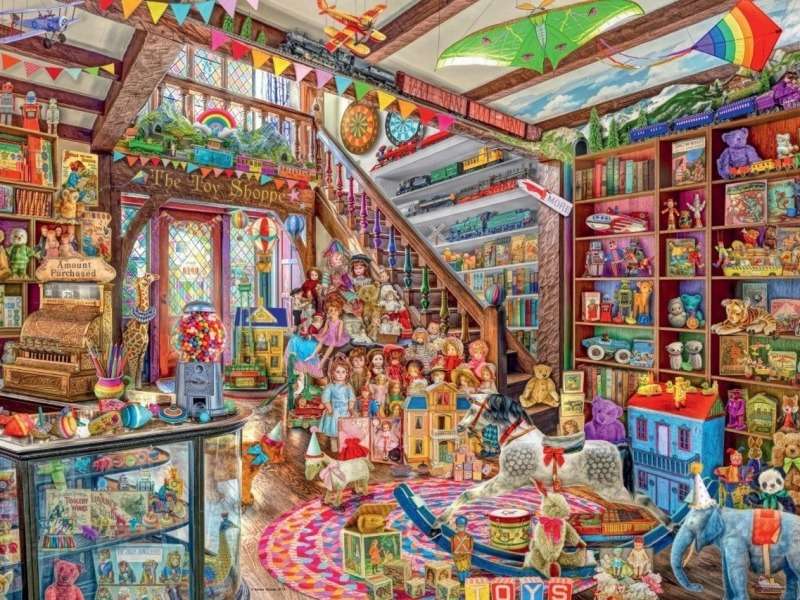 Duży sklep z lalkami i zabawkami puzzle online