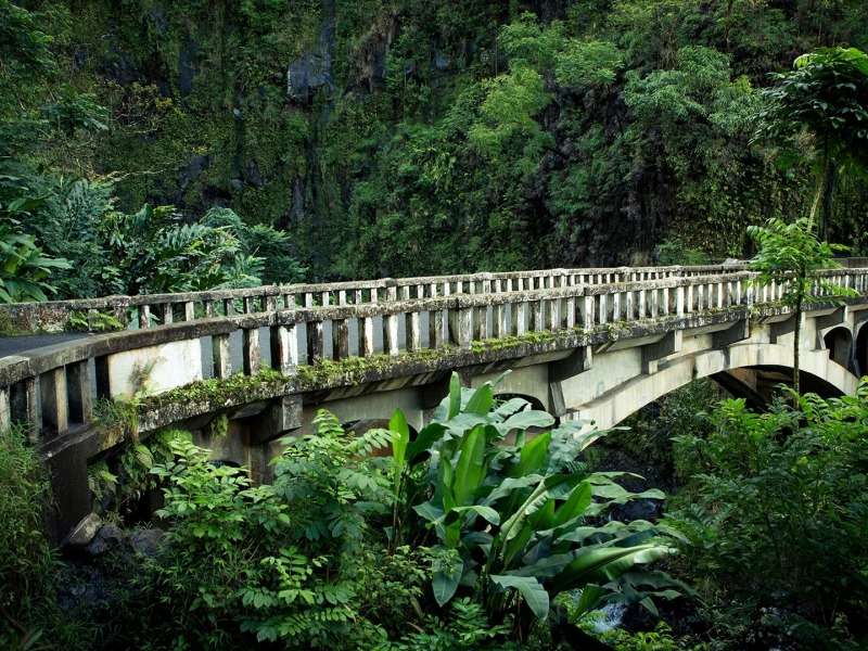 Hawaje-Most na drodze Hana, Maui puzzle online